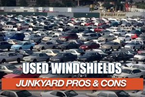 Pros and Cons of buying used windshields at a junkyard near me
