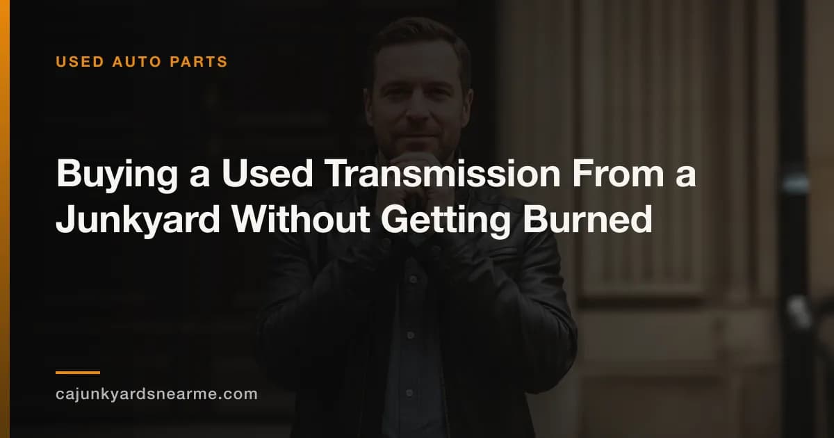 Buying a Used Transmission From a Junkyard Without Getting Burned