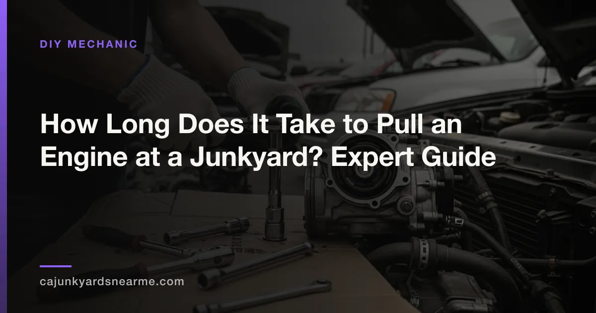 How Long Does It Take to Pull an Engine at a Junkyard? Expert Guide