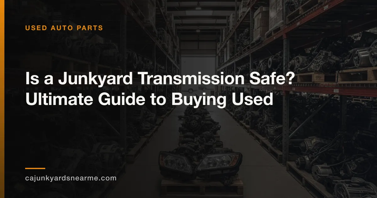 Is a Junkyard Transmission Safe? Ultimate Guide to Buying Used