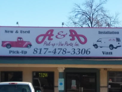 A & A Pick Up & Van Parts Inc