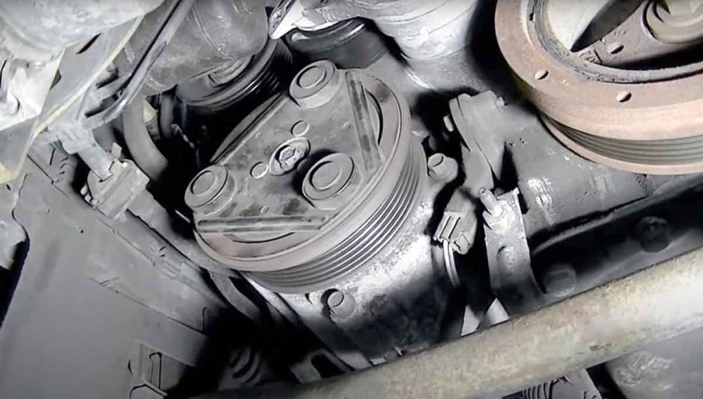 car ac compressor removal