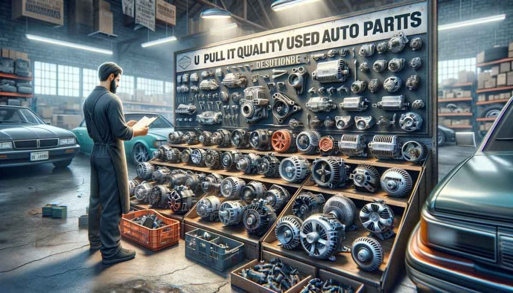 Quality Used Alternators from the Junkyard: Tips for Choosing and Testing Used Auto Parts