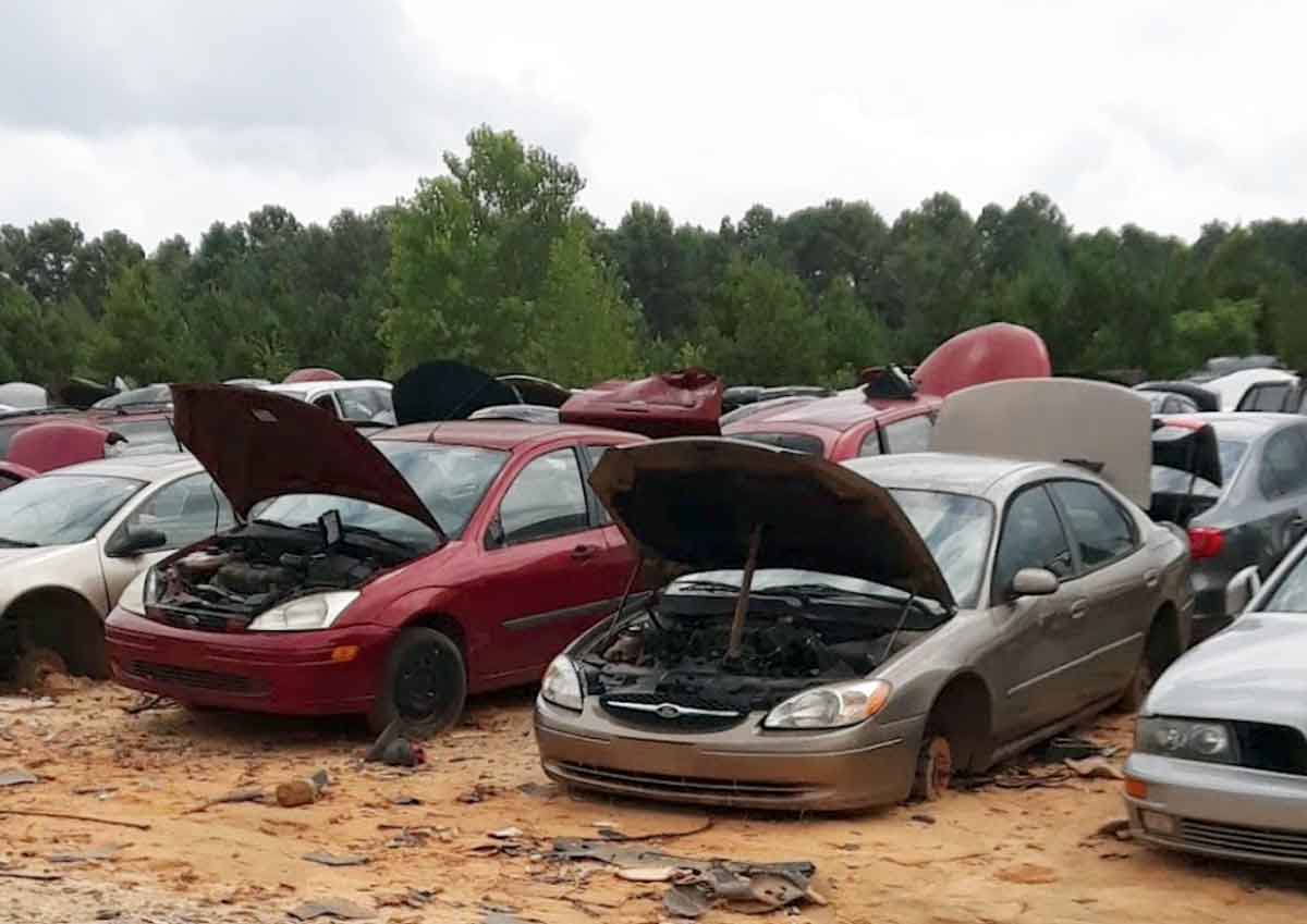 Junk cars from Pick-n-Pull at 2991 GA-124, Jefferson, GA 30549