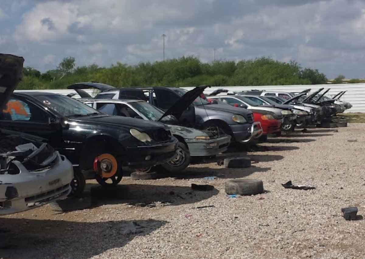 Junked vehicles from Pull-A-Part at 5609 Agnes St, Corpus Christi, TX 78405