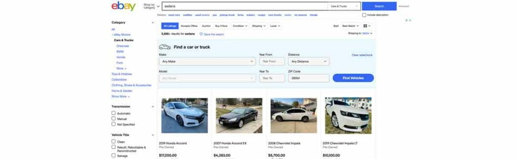 Is it a good idea to sell my car on eBay motors?