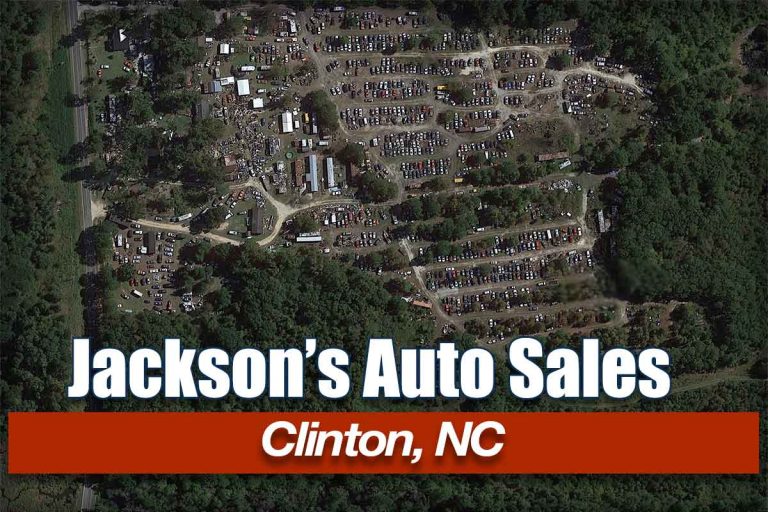 Jacksons Auto Sales Parts at 580 Wiggins Rd Clinton NC 28328 768x512